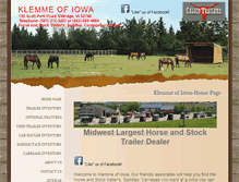 Tablet Screenshot of klemmeofiowa.com